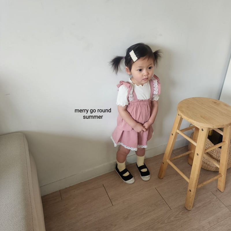 Merry Go Round - Korean Children Fashion - #stylishchildhood - Cool Peach Set
