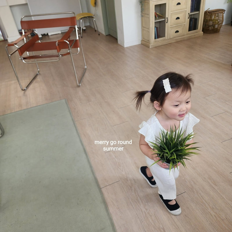 Merry Go Round - Korean Children Fashion - #stylishchildhood - Frill Pleated Set - 9
