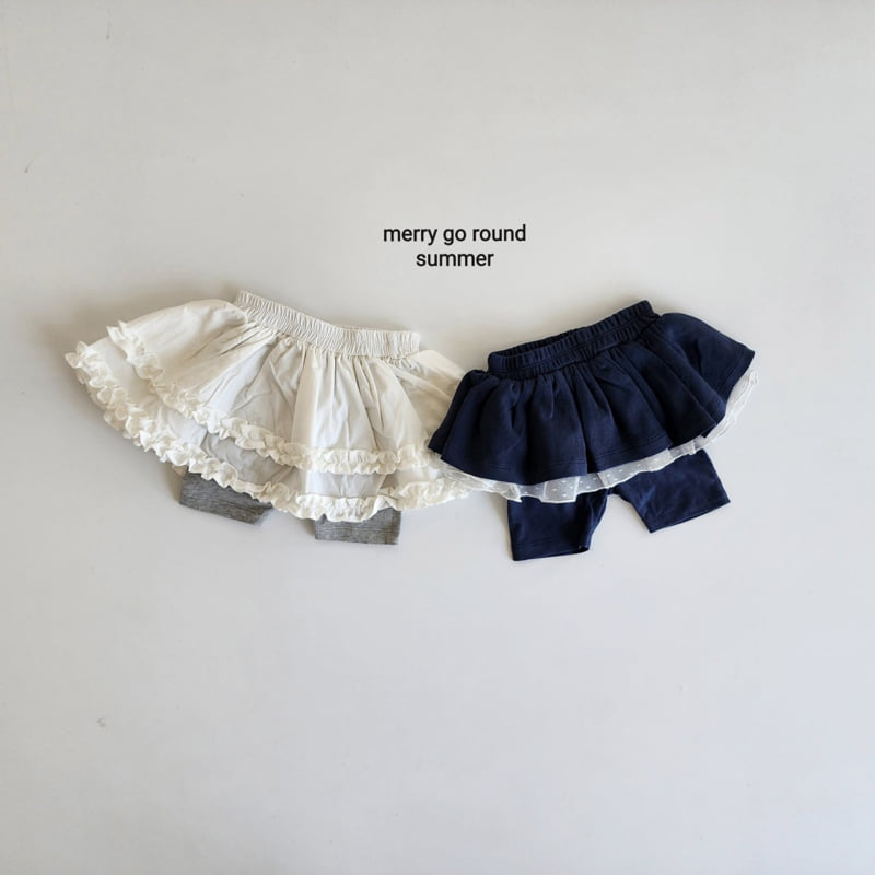 Merry Go Round - Korean Children Fashion - #todddlerfashion - Petite Skirt Shorts