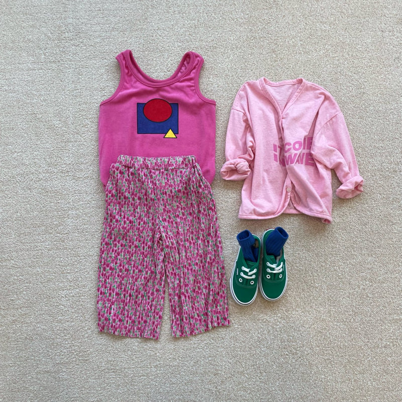 Middle Name - Korean Children Fashion - #Kfashion4kids - Flower Pleated Pants - 6