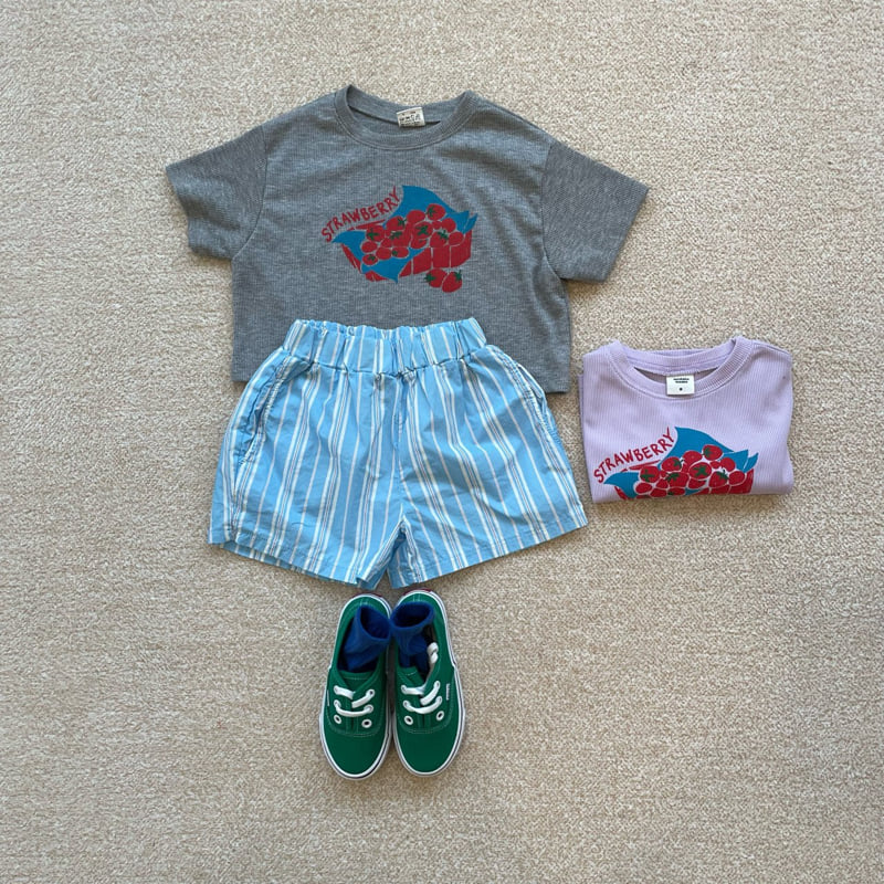 Middle Name - Korean Children Fashion - #kidzfashiontrend - Summer Striped Pants - 4