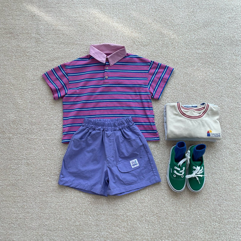 Middle Name - Korean Children Fashion - #childofig - Collar Stripe Tee - 9