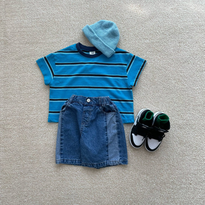 Middle Name - Korean Children Fashion - #childofig - Crayon Stripe Tee - 7