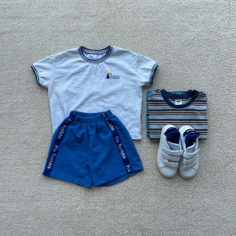 Middle Name - Korean Children Fashion - #childofig - Pigment Tape Shorts - 6