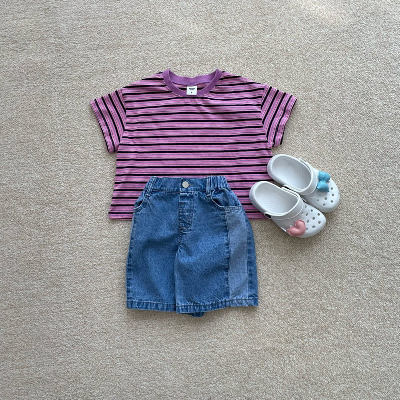 Middle Name - Korean Children Fashion - #childrensboutique - Crayon Stripe Tee - 8