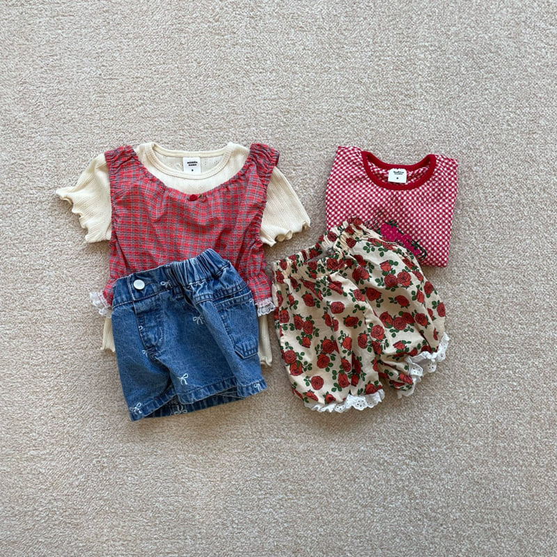 Middle Name - Korean Children Fashion - #childrensboutique - Pumpkin Lace Pants - 11