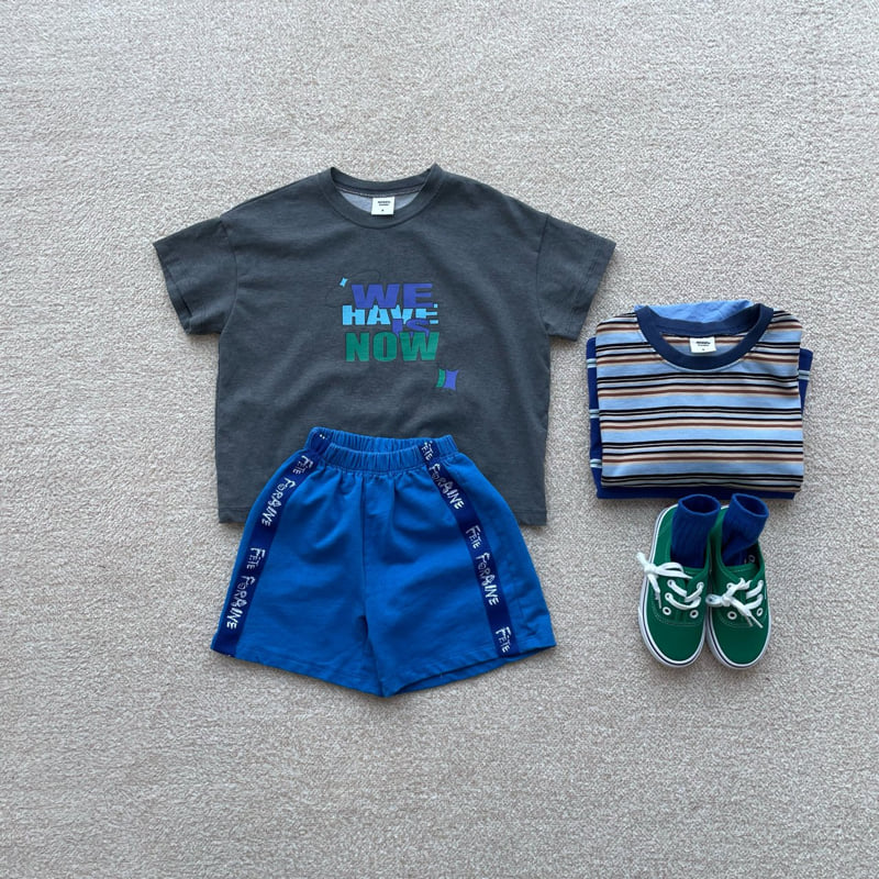 Middle Name - Korean Children Fashion - #designkidswear - Pigment Tape Shorts - 8