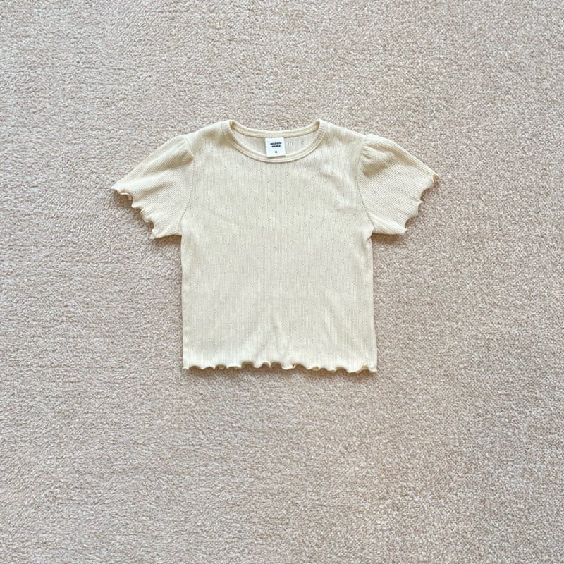 Middle Name - Korean Children Fashion - #designkidswear - Eyelet Punching Tee - 2