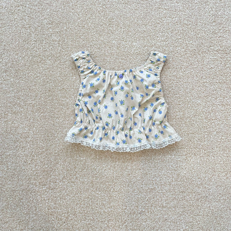 Middle Name - Korean Children Fashion - #childrensboutique - Banding Sleeveless Blouse (Red Check) - 4