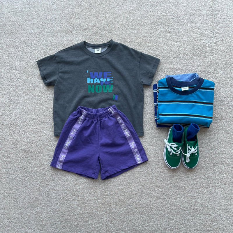Middle Name - Korean Children Fashion - #discoveringself - Pigment Tape Shorts - 9