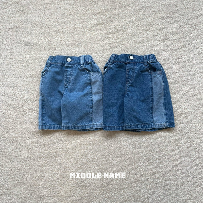 Middle Name - Korean Children Fashion - #discoveringself - Cut Denim Pants
