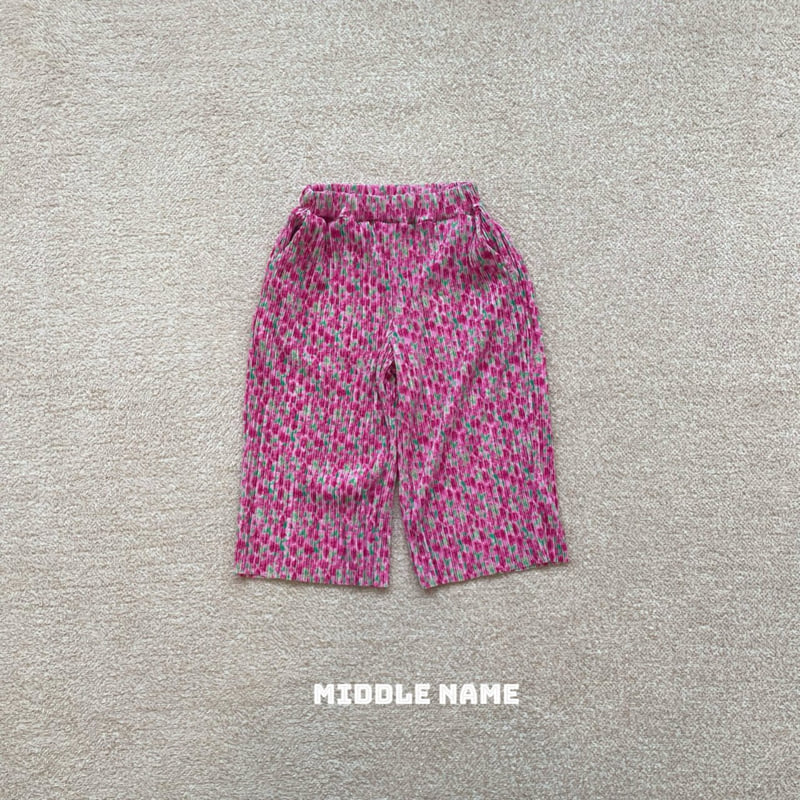 Middle Name - Korean Children Fashion - #discoveringself - Flower Pleated Pants