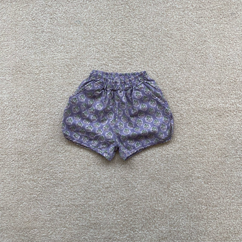 Middle Name - Korean Children Fashion - #fashionkids - Vintage Flower Pants - 3