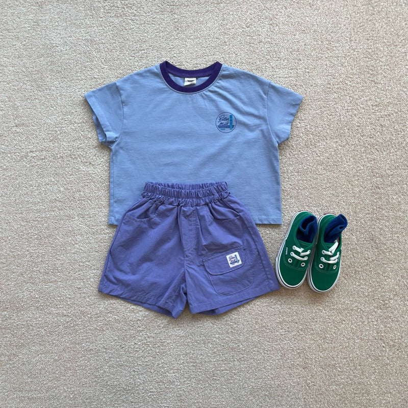 Middle Name - Korean Children Fashion - #kidsshorts - Butter Milk Tee - 2