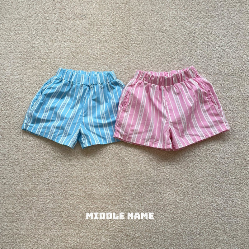 Middle Name - Korean Children Fashion - #kidsshorts - Summer Striped Pants