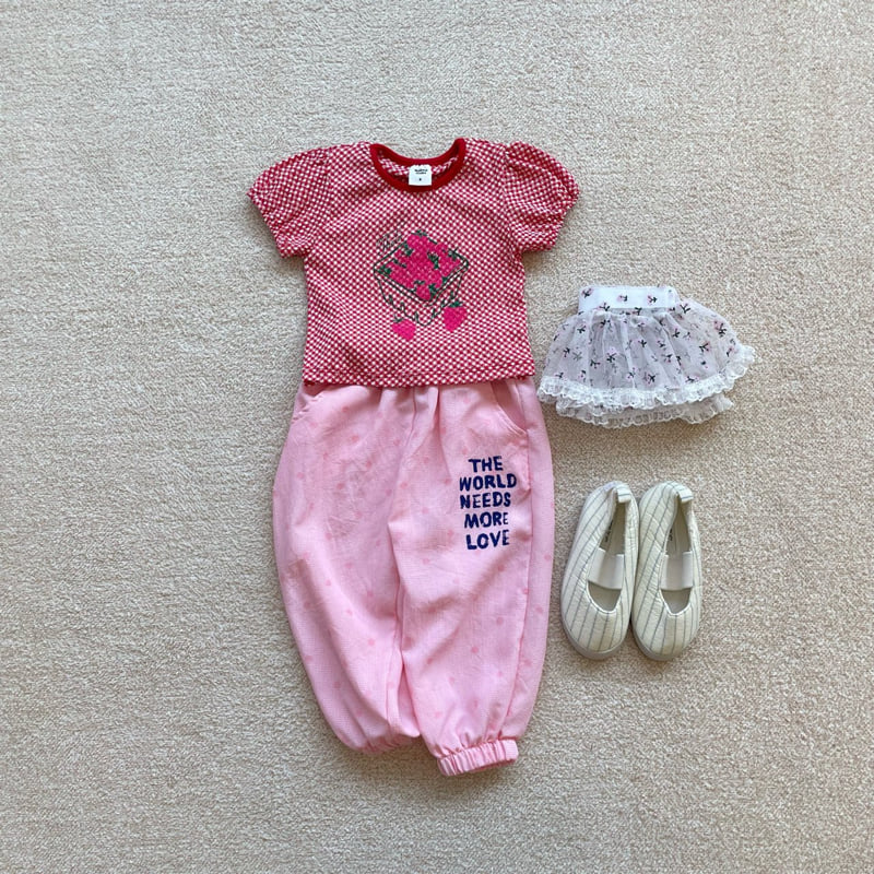 Middle Name - Korean Children Fashion - #kidsstore - Vintage Check Tee - 11