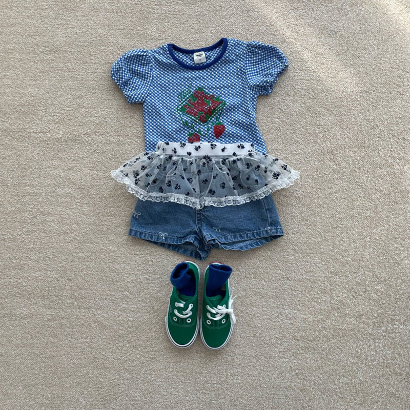 Middle Name - Korean Children Fashion - #kidsstore - Flower Layered Skirt - 9