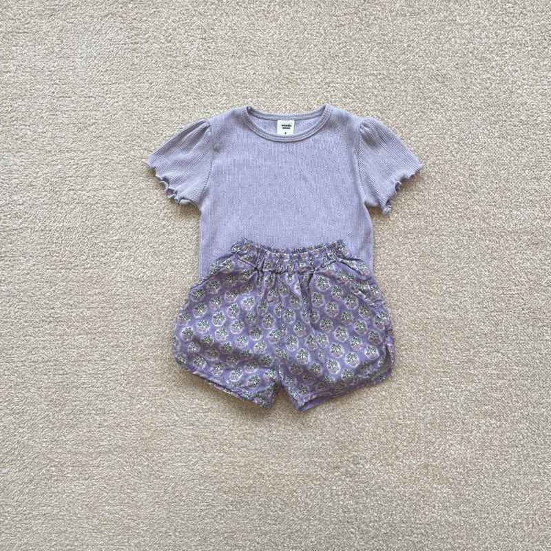 Middle Name - Korean Children Fashion - #kidsstore - Vintage Flower Pants - 5
