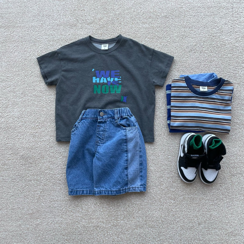 Middle Name - Korean Children Fashion - #littlefashionista - Cut Denim Pants - 7