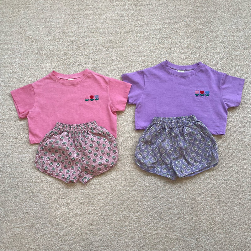Middle Name - Korean Children Fashion - #magicofchildhood - Vintage Flower Pants - 9
