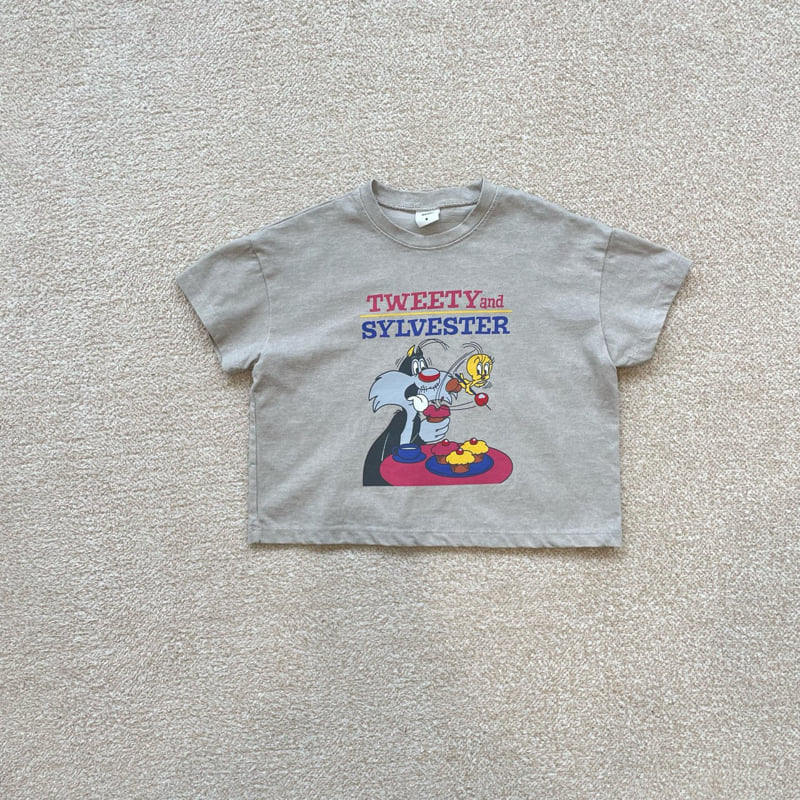 Middle Name - Korean Children Fashion - #magicofchildhood - Tweet Short Sleeve Tee - 3