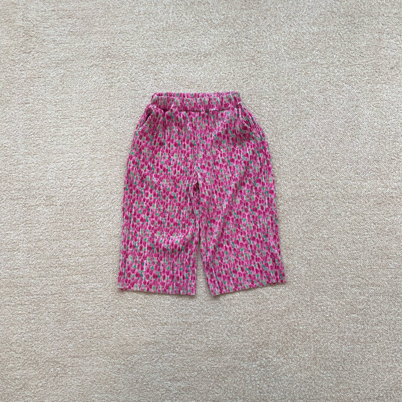 Middle Name - Korean Children Fashion - #magicofchildhood - Flower Pleated Pants - 8