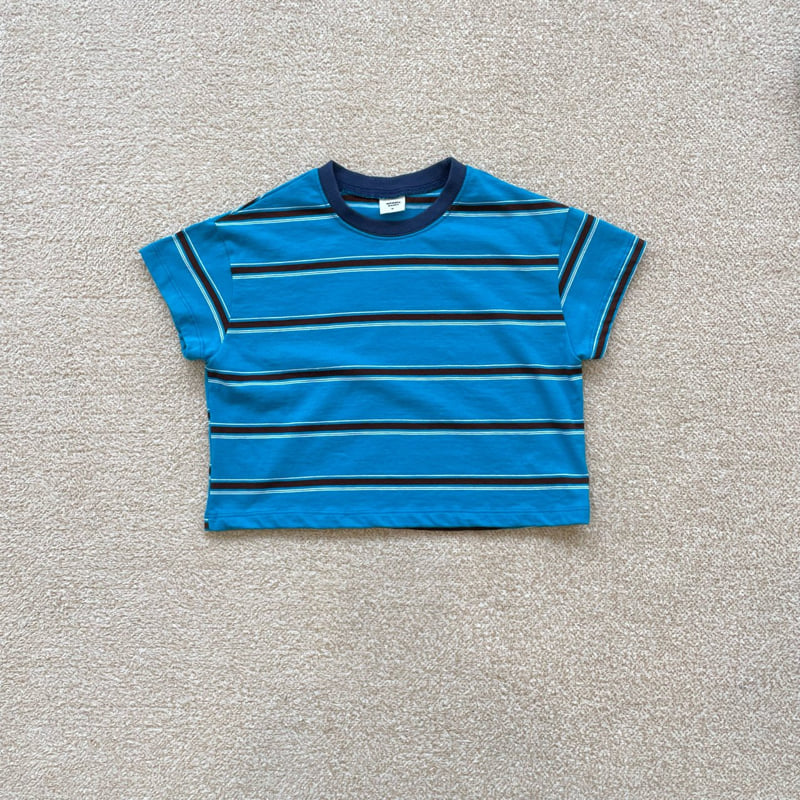 Middle Name - Korean Children Fashion - #minifashionista - Crayon Stripe Tee - 2