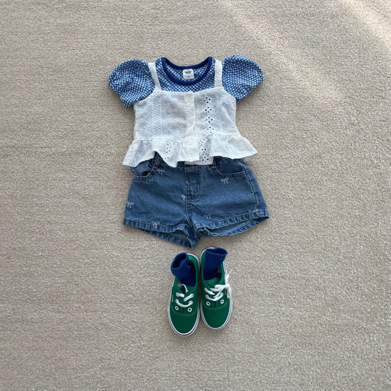 Middle Name - Korean Children Fashion - #minifashionista - Embroidered Sleeveless Blouse - 6