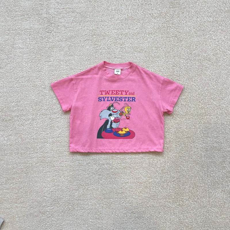 Middle Name - Korean Children Fashion - #magicofchildhood - Tweet Short Sleeve Tee - 4