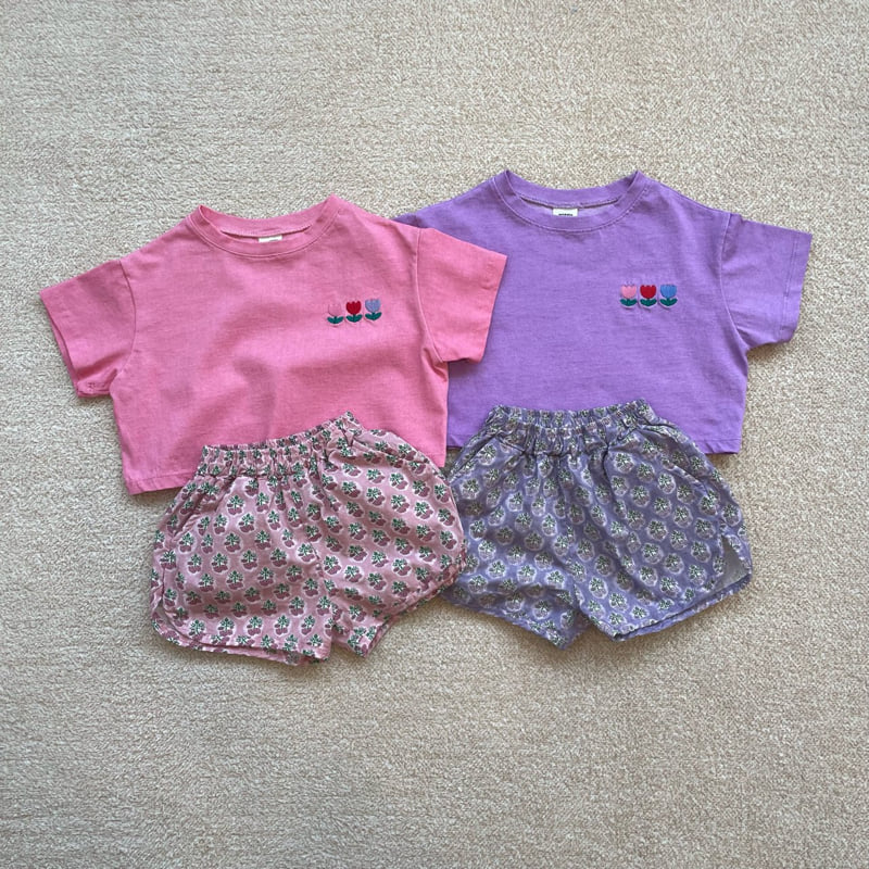 Middle Name - Korean Children Fashion - #prettylittlegirls - Vintage Flower Pants - 11