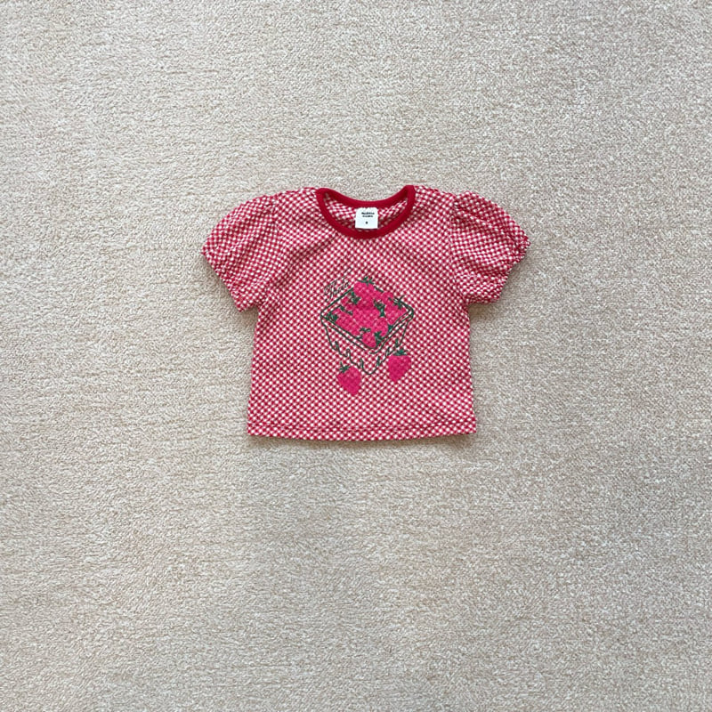 Middle Name - Korean Children Fashion - #toddlerclothing - Vintage Check Tee - 4