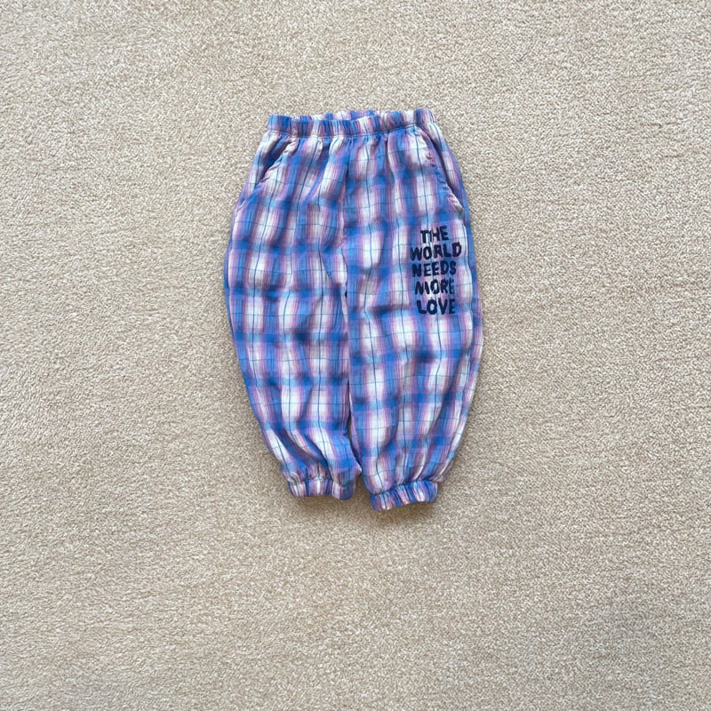 Middle Name - Korean Children Fashion - #stylishchildhood - Summer Jogger Pants - 3