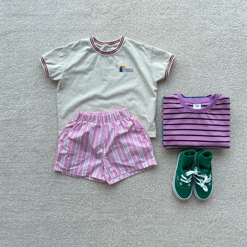 Middle Name - Korean Children Fashion - #stylishchildhood - Summer Striped Pants - 11