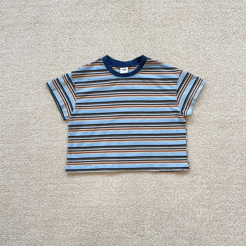 Middle Name - Korean Children Fashion - #prettylittlegirls - Crayon Stripe Tee - 4