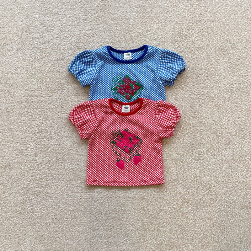 Middle Name - Korean Children Fashion - #todddlerfashion - Vintage Check Tee - 2