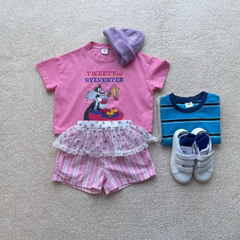 Middle Name - Korean Children Fashion - #todddlerfashion - Summer Striped Pants - 9