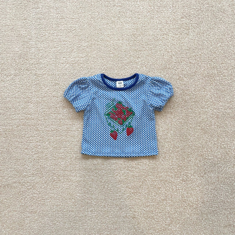 Middle Name - Korean Children Fashion - #toddlerclothing - Vintage Check Tee - 3