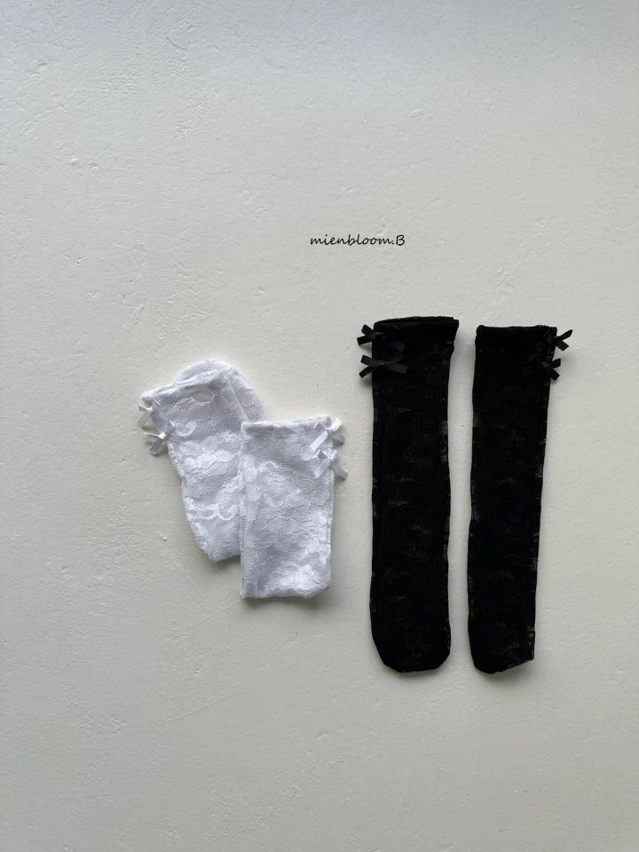 Mienbloom B - Korean Baby Fashion - #babyboutique - Bebe Lace Socks - 2