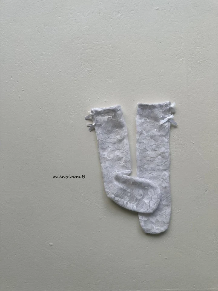 Mienbloom B - Korean Baby Fashion - #babyboutique - Bebe Lace Socks - 3
