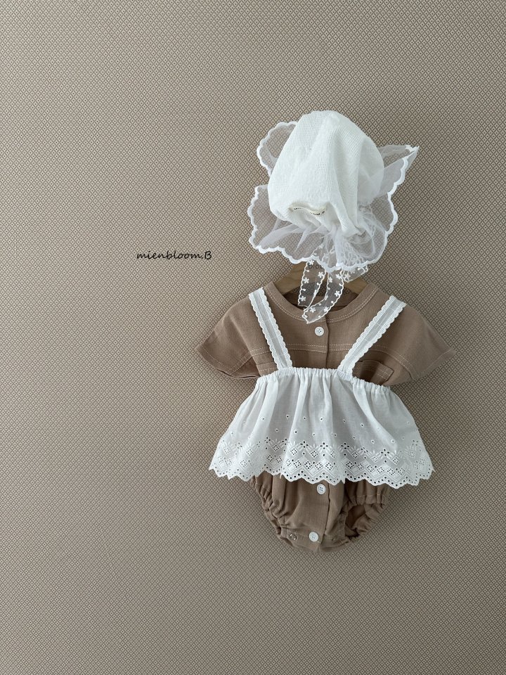 Mienbloom B - Korean Baby Fashion - #babyboutiqueclothing - Bebe Ally Linen Suit - 9