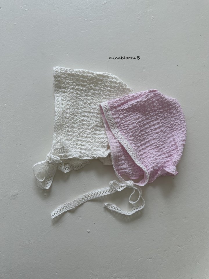 Mienbloom B - Korean Baby Fashion - #babyfashion - Bebe Totto Bonnet - 2