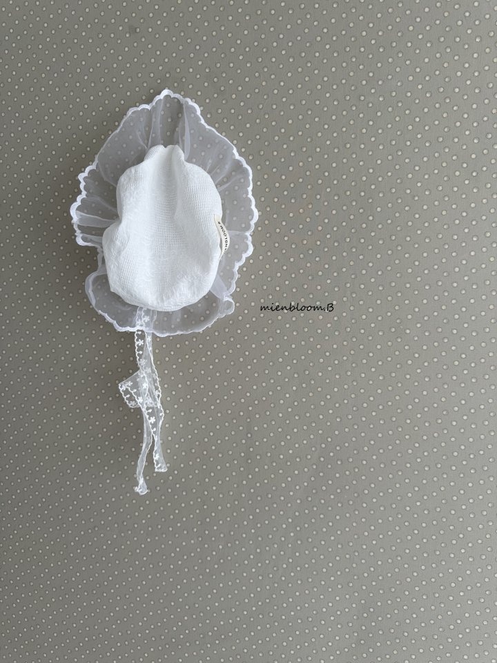 Mienbloom B - Korean Baby Fashion - #babyfever - Bebe Lace Hat - 4