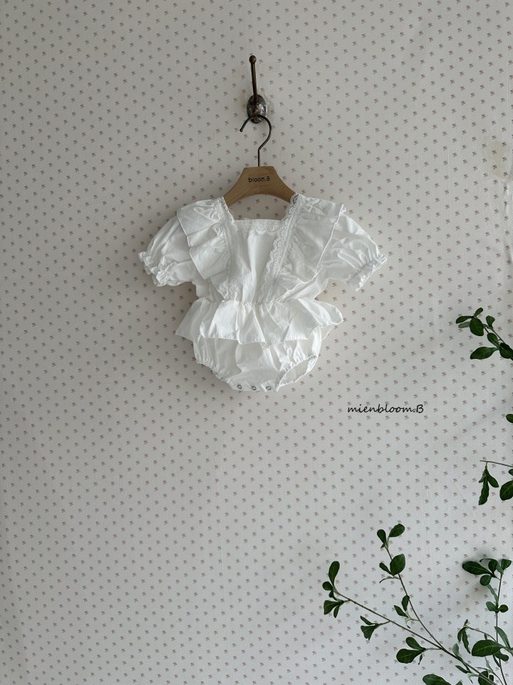 Mienbloom B - Korean Baby Fashion - #babyfever - Bebe Mimi Blouse Suit - 4