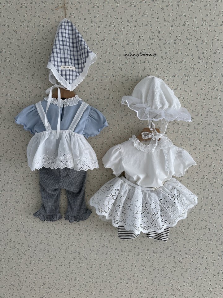 Mienbloom B - Korean Baby Fashion - #babylifestyle - Bebe Silk Frill Tee - 4