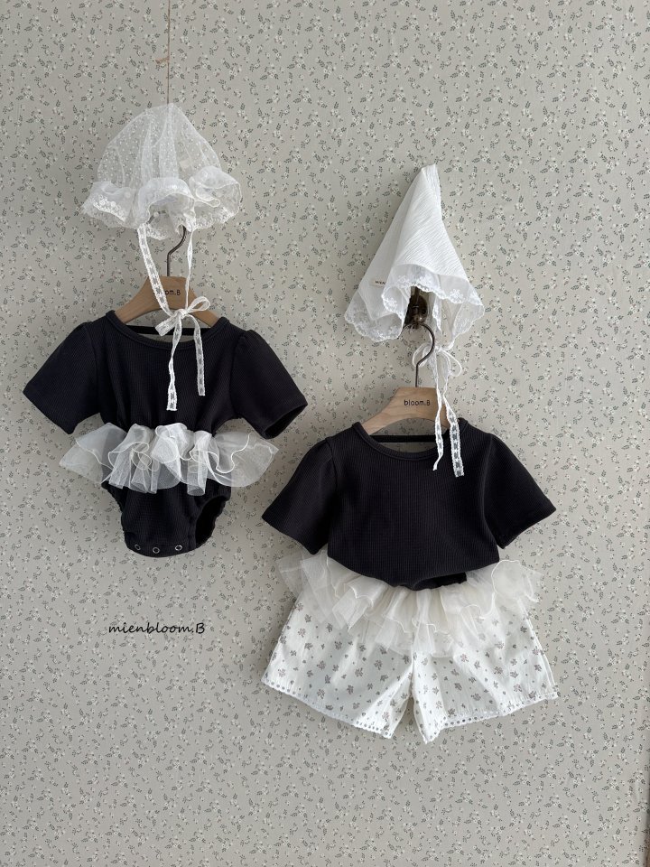 Mienbloom B - Korean Baby Fashion - #babyootd - Bebe Waffle Sasha Suit - 9