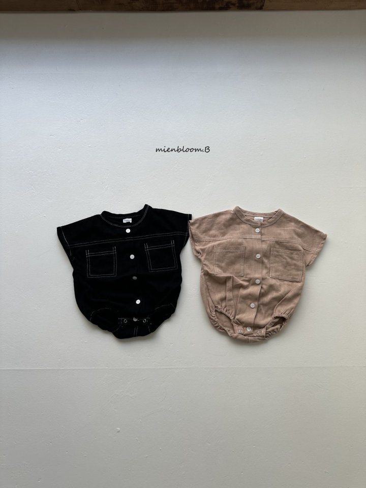 Mienbloom B - Korean Baby Fashion - #babyootd - Bebe Ally Linen Suit