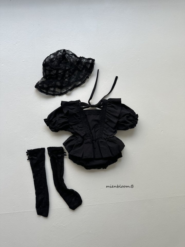 Mienbloom B - Korean Baby Fashion - #babyootd - Bebe Mimi Blouse Suit - 7