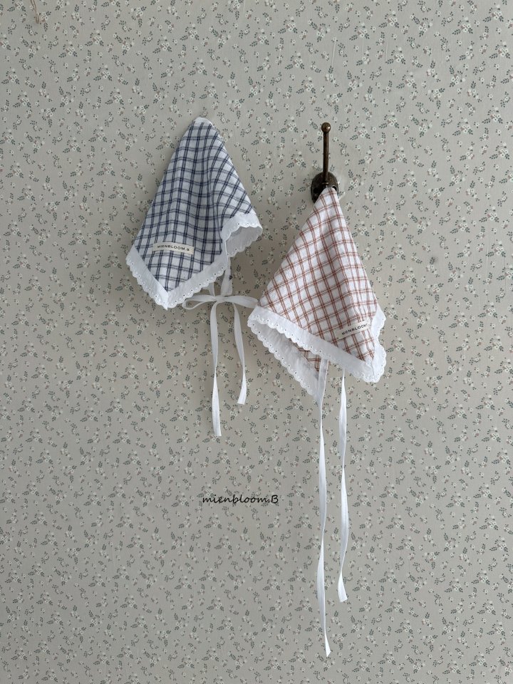 Mienbloom B - Korean Baby Fashion - #babyoutfit - Bebe Check Scarf - 2