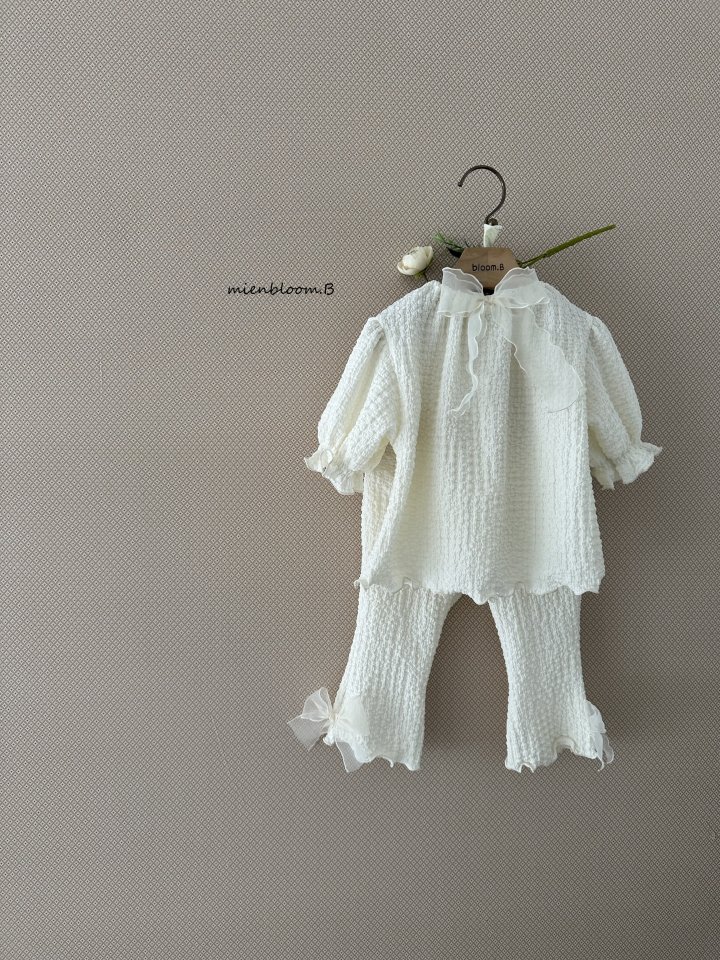 Mienbloom B - Korean Baby Fashion - #babyoutfit - Bebe Totto Blouse - 5