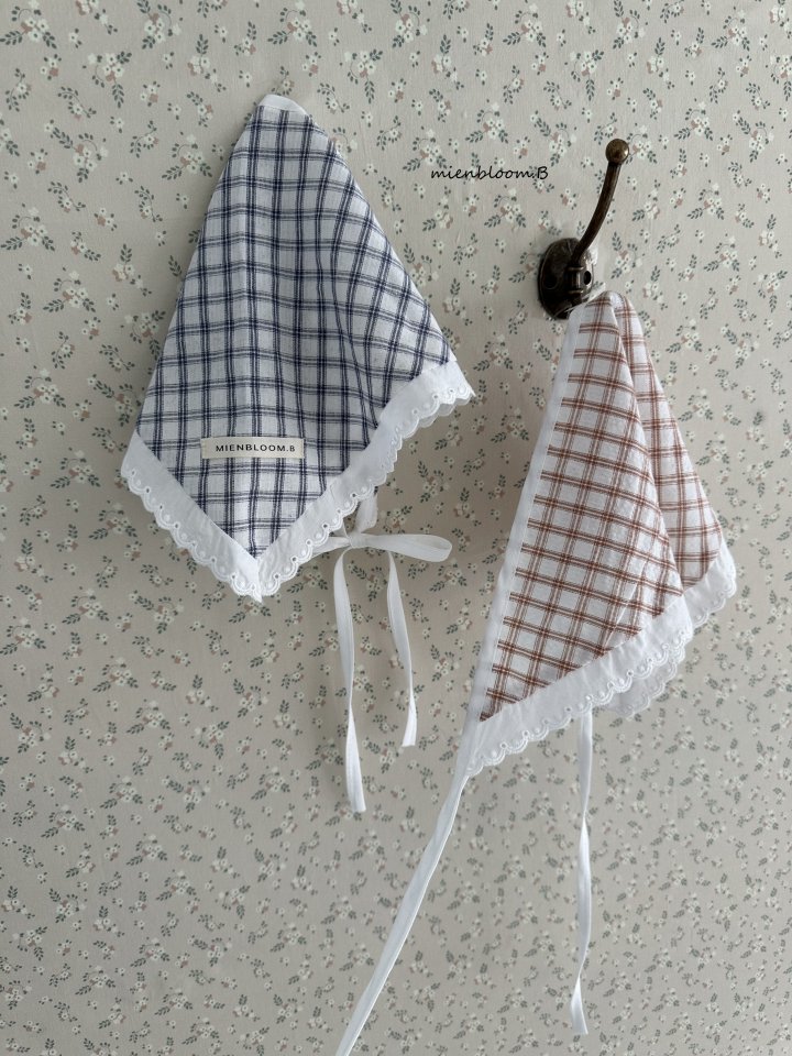 Mienbloom B - Korean Baby Fashion - #babyoutfit - Bebe Check Scarf - 4